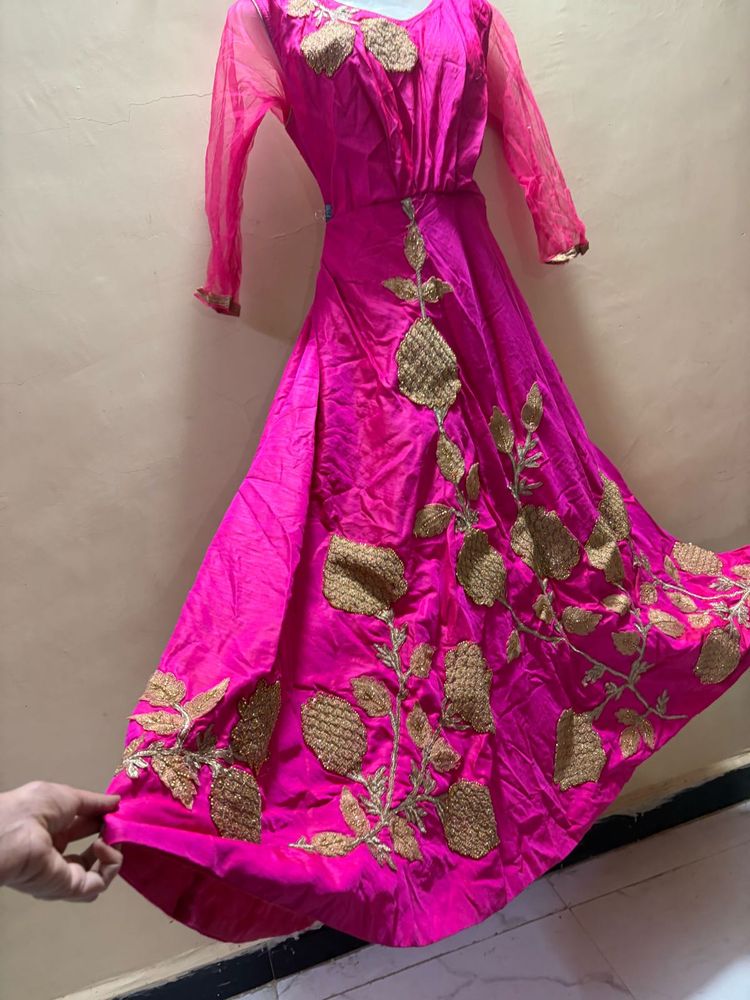 Gorgeous original zari work  Gown