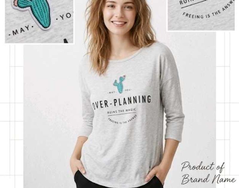 Comfortable Grey Graphic T-Shirt