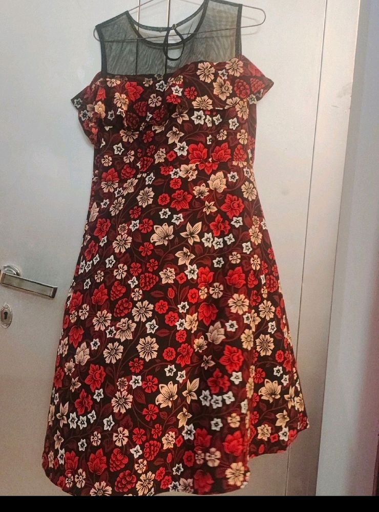Red Floral Dess