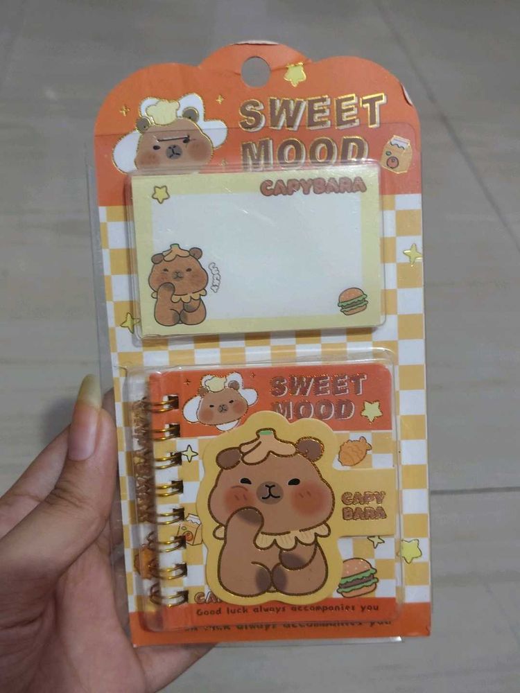Capybara Stationery Set