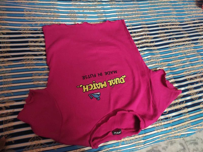 Cute Pink "Dual Match" Graphic T-Shirt