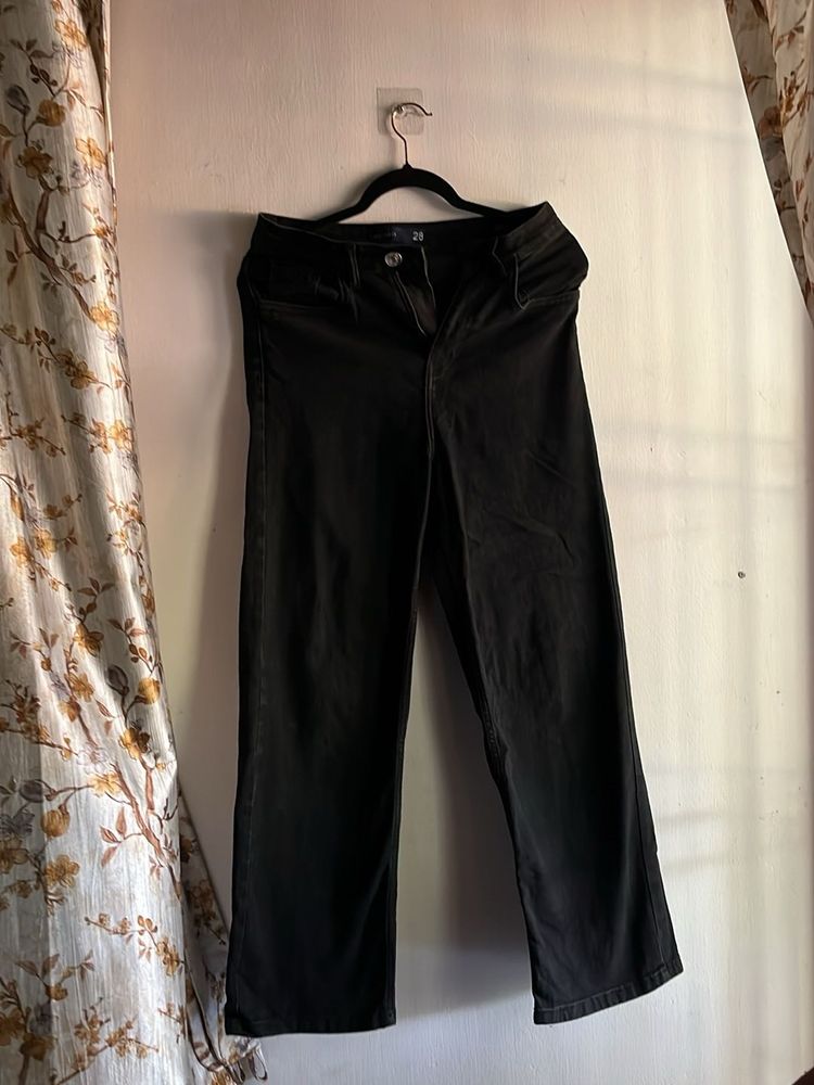 Black Wide Leg Jeans