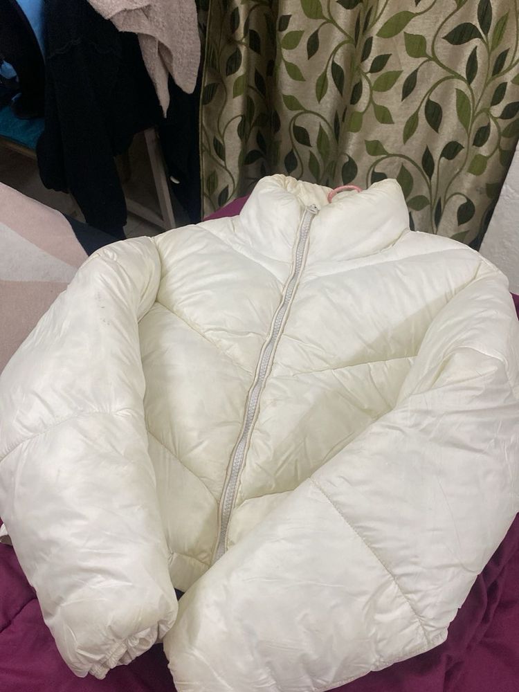 crop Padded Puffer Jacket(only worn once)