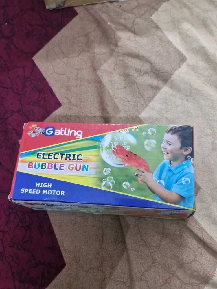 Electric Gatling Bubble Gun