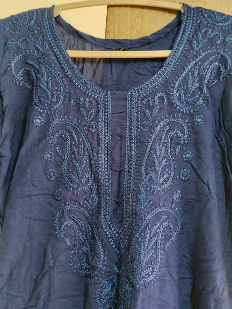 Navy Blue Kurta