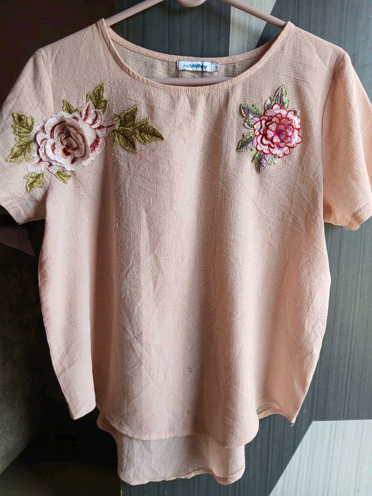 Floral Embroidered Top