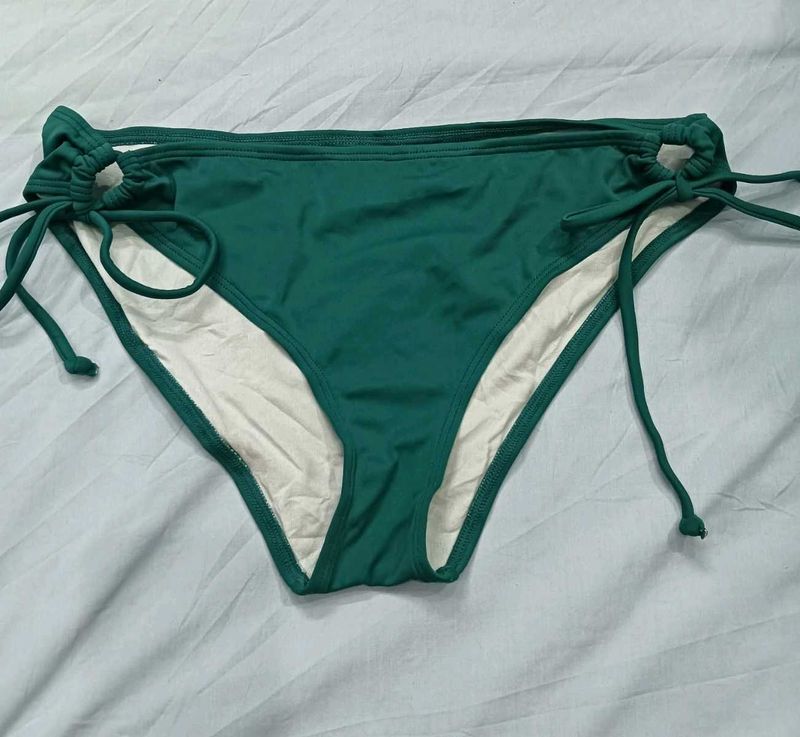😍 Emerald Green Ruched Bikini Bottoms