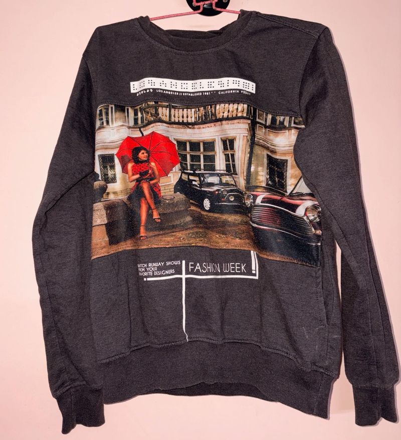 Graphic Print Sweatshirt