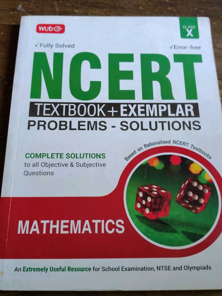 NCERT Mathematics and science Textbook + Exemplar