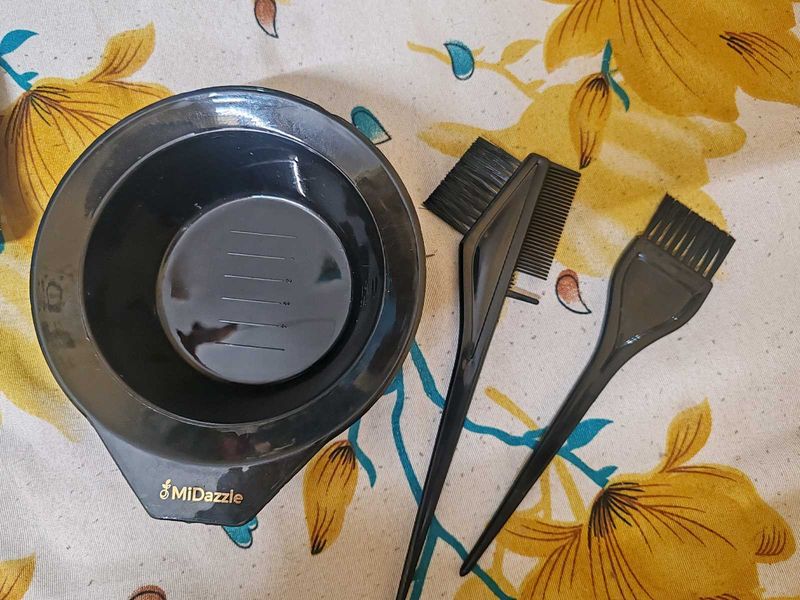 Hair Dyeing Kit - Bowl &amp; Brushes