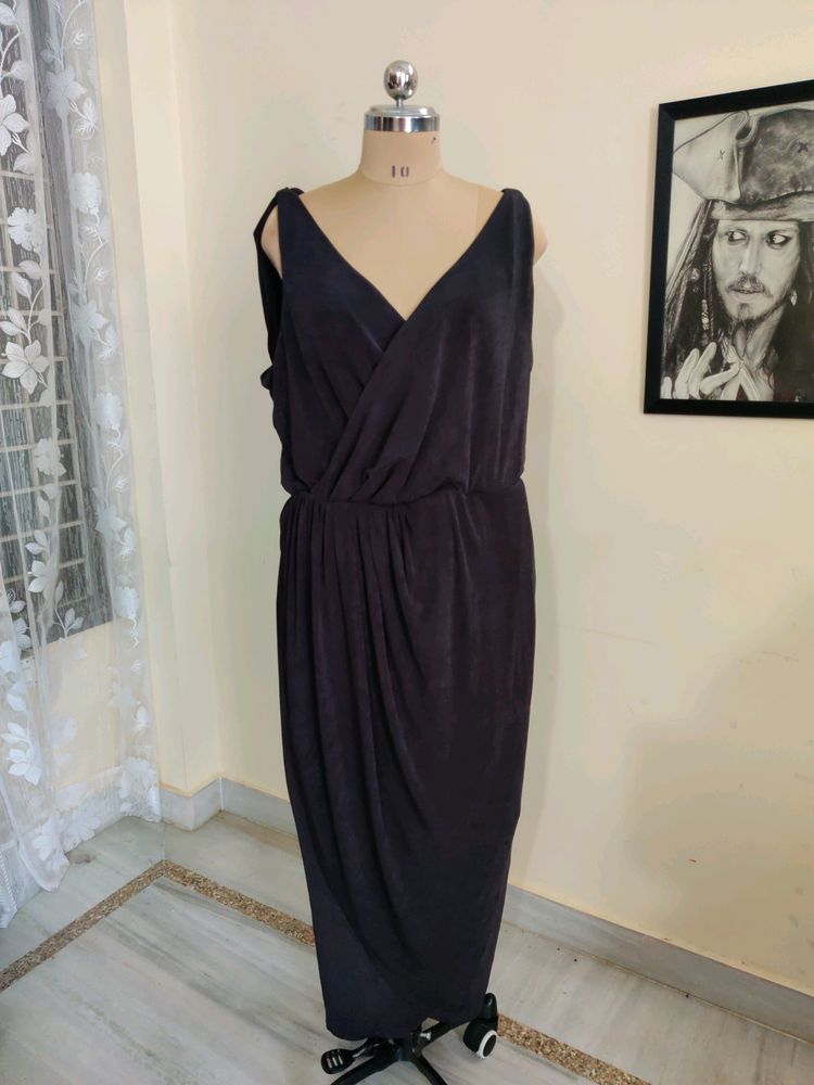 Plus Size Black Gown