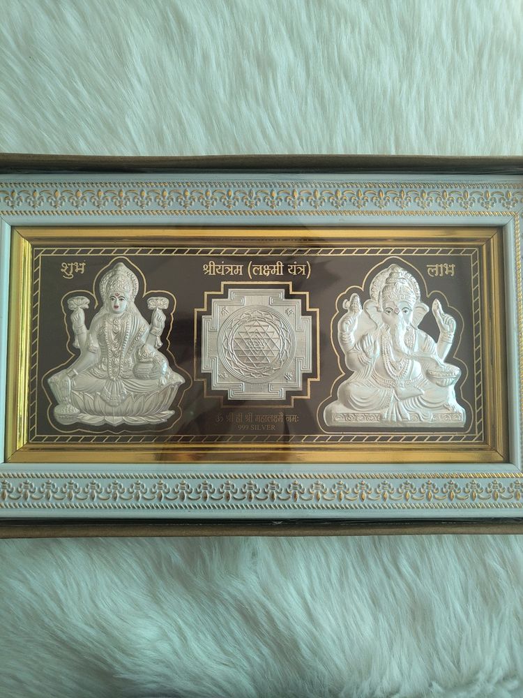 999 Silver Shreeyantra Frame