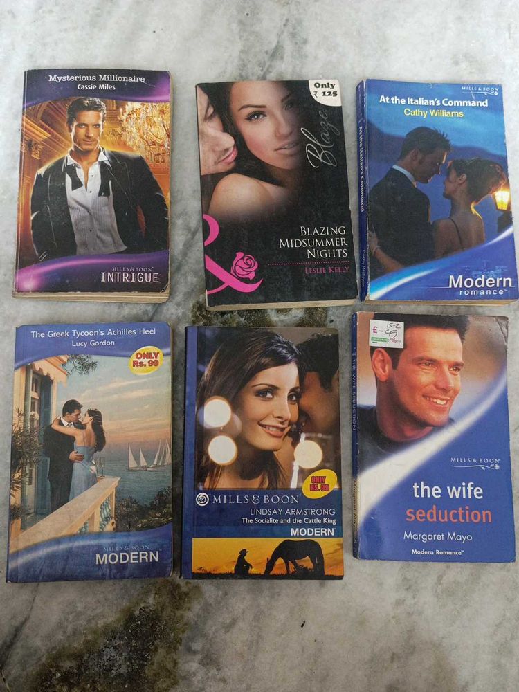 Collection of Romance Novels any at 99/-