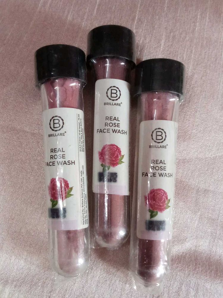 2* 99/- Powdr Facewash Real Rose Sealed