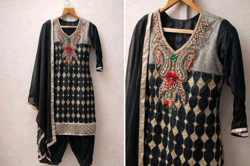 Black Salwar Kameez Suit