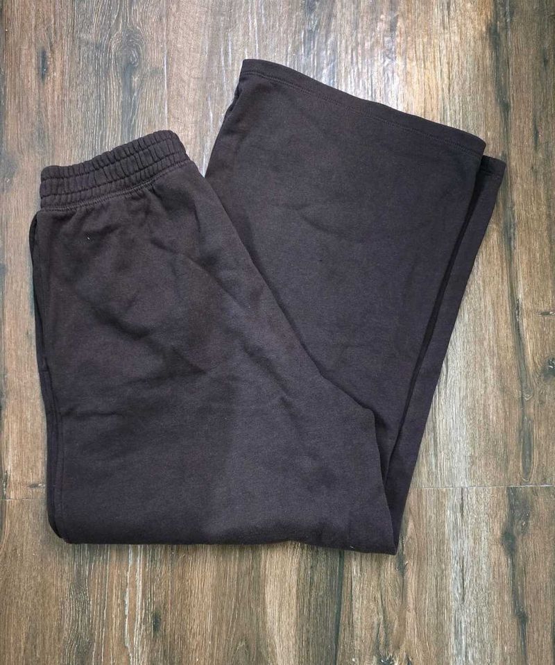 H&amp;M brown baggy sweatpants