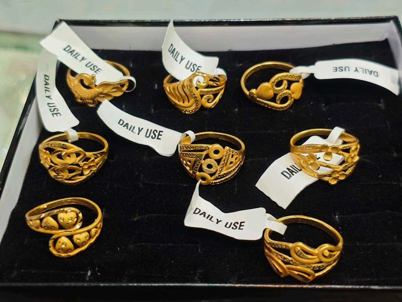 One Gram Gold Ring For Daily Use 6 Months Guarante