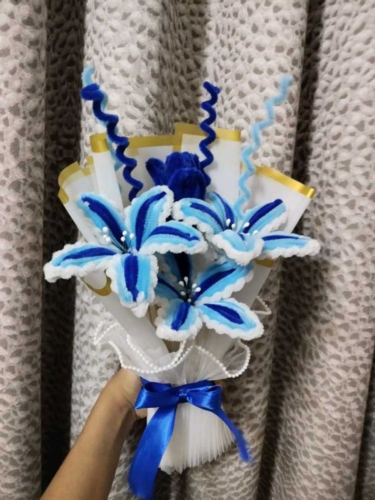 Beautiful Blue Floral Bouquet