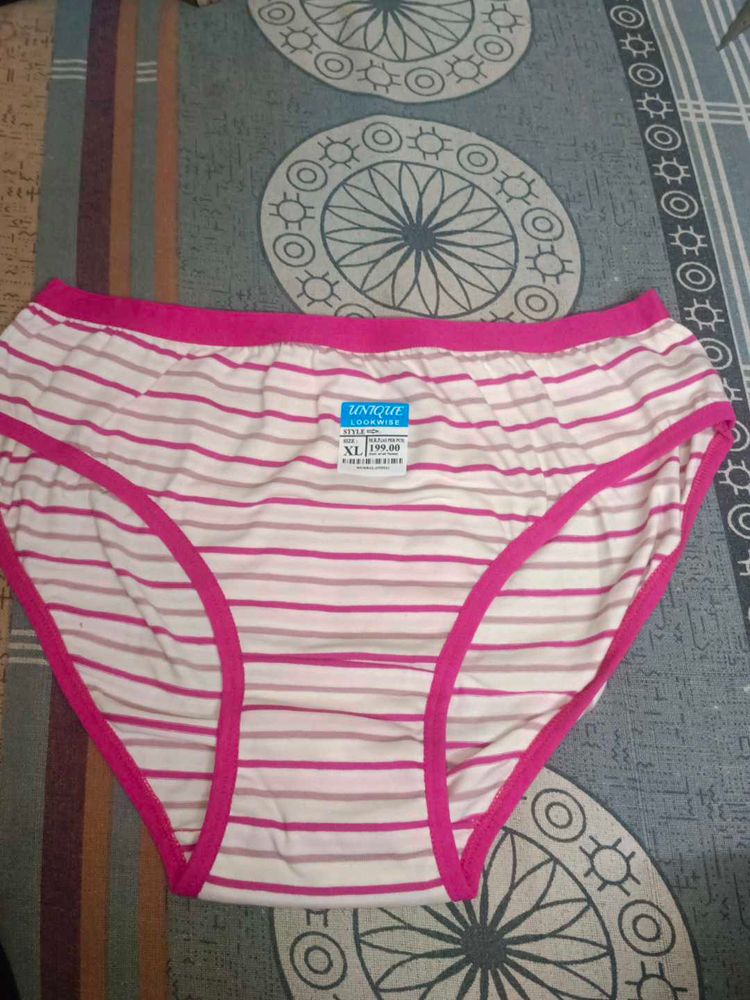 3 Cotton Striped Panties