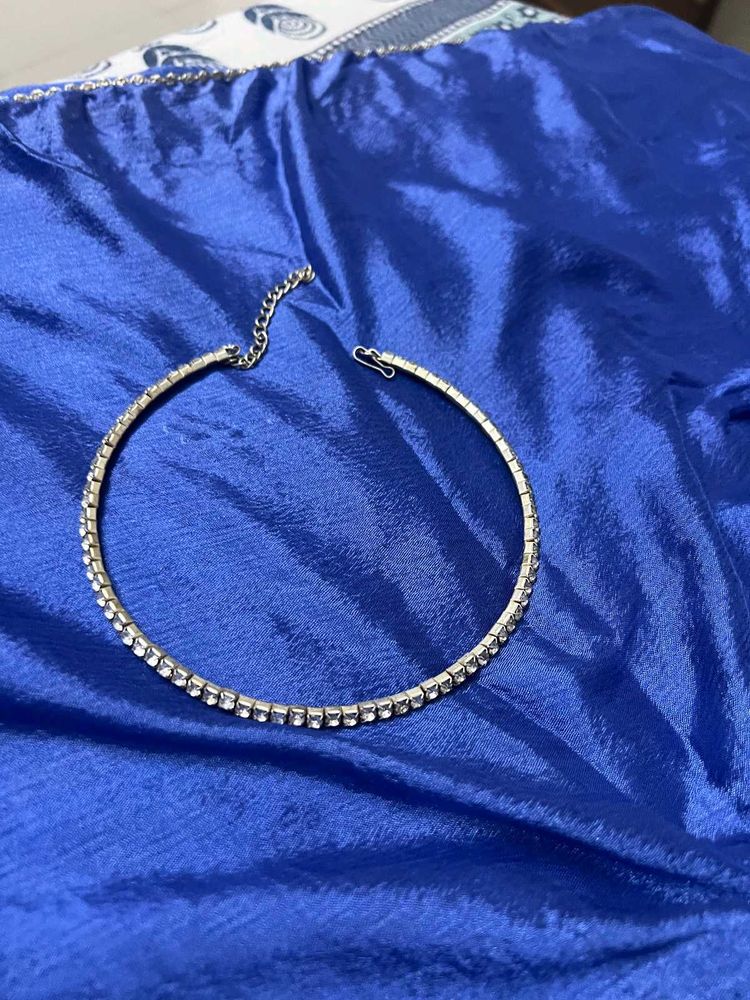 Sparkling Rhinestone Choker Necklace