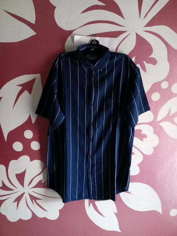 Navy Blue Half Sleeve Short For Men