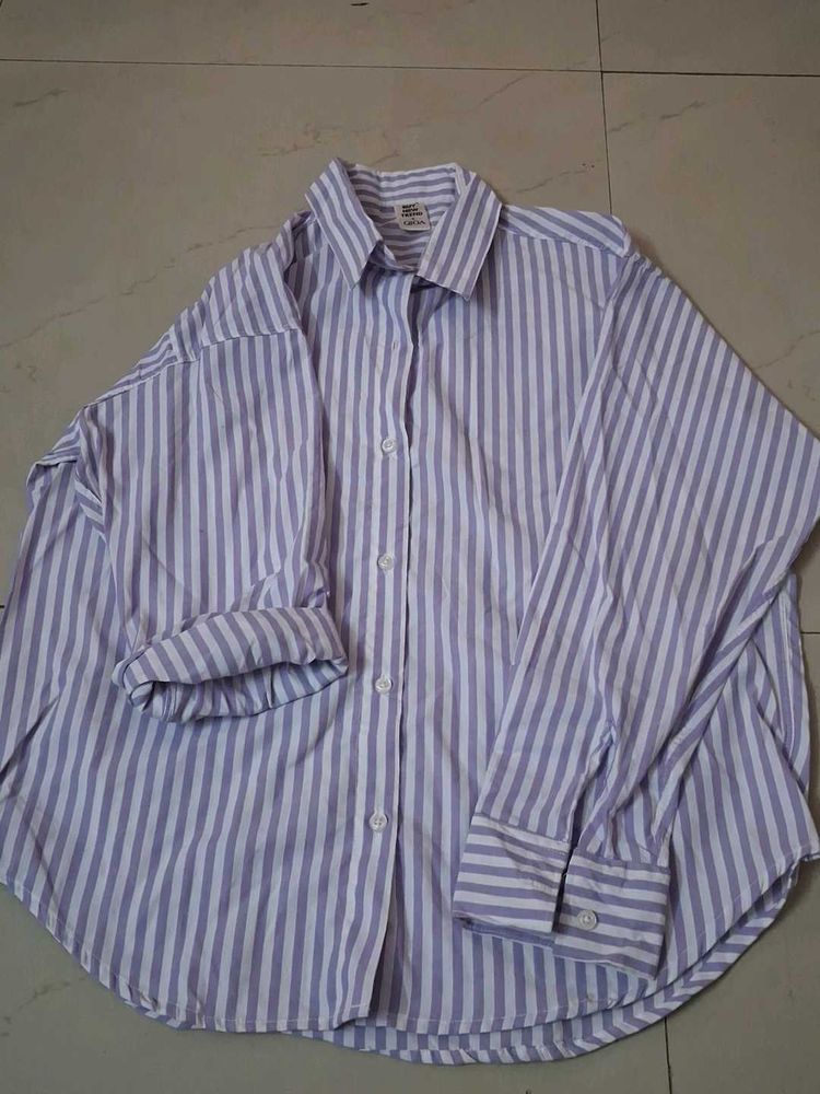 Classic Striped Button-Up Shirt
