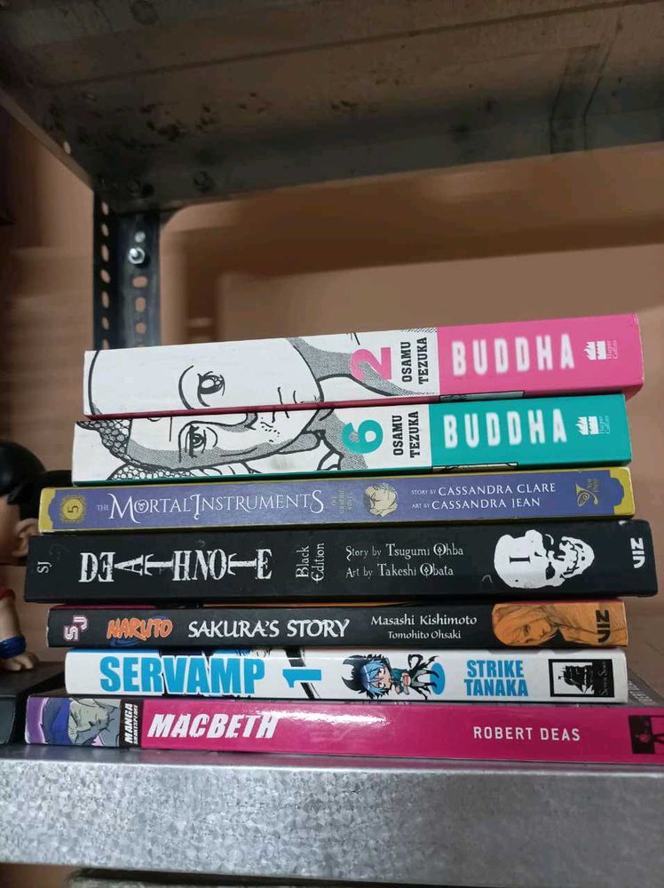 Mixed Book Lot: Manga, Fiction, and More!