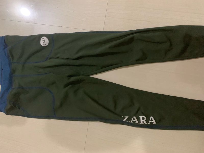 ZARA Green Pants