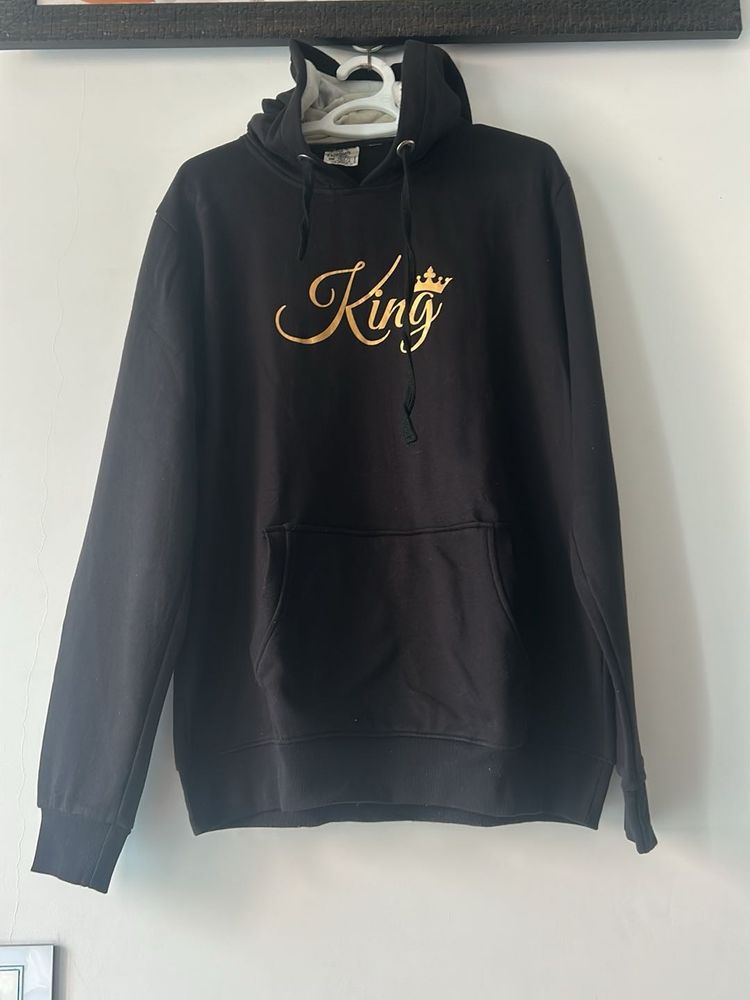 Black "King" Graphic Hoodie XL-XXL