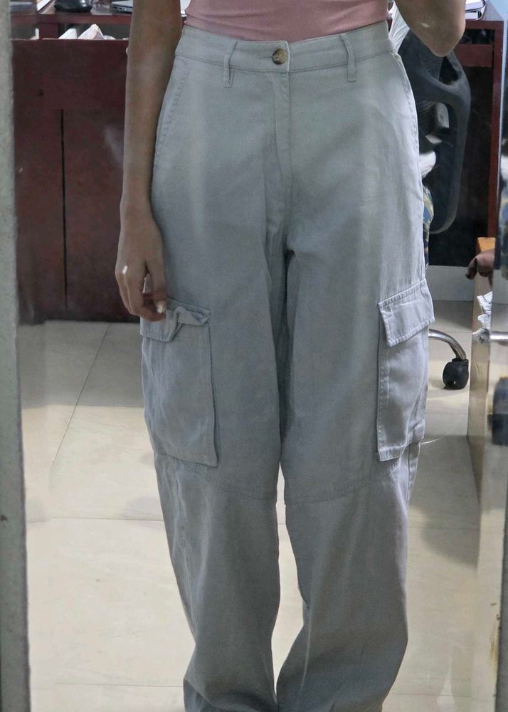 Light Gray Cargo Pants