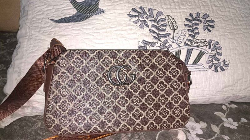 Stylish Monogram Crossbody Bag