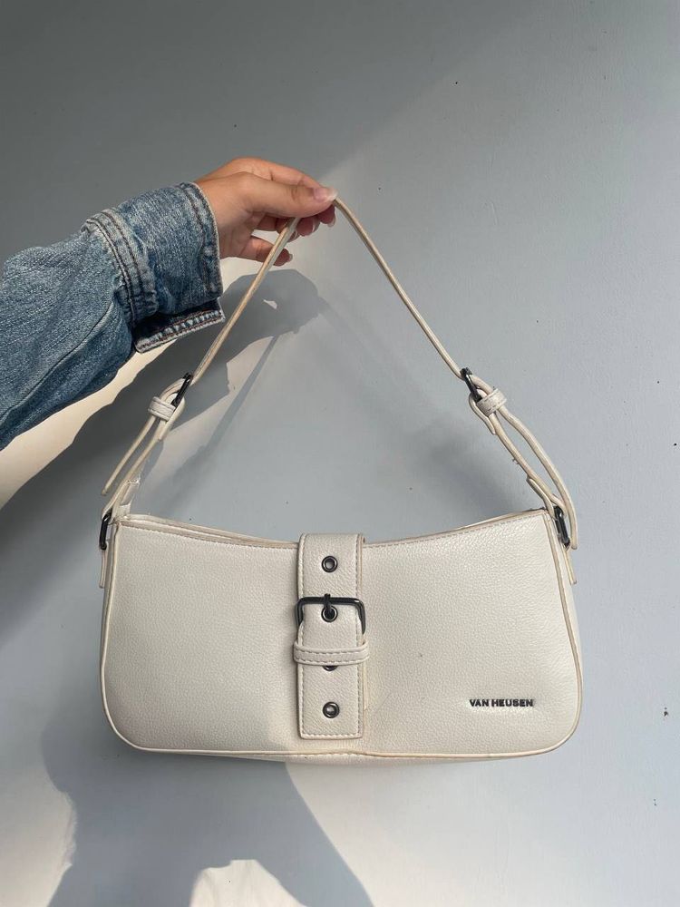 van heusen white shoulder bag
