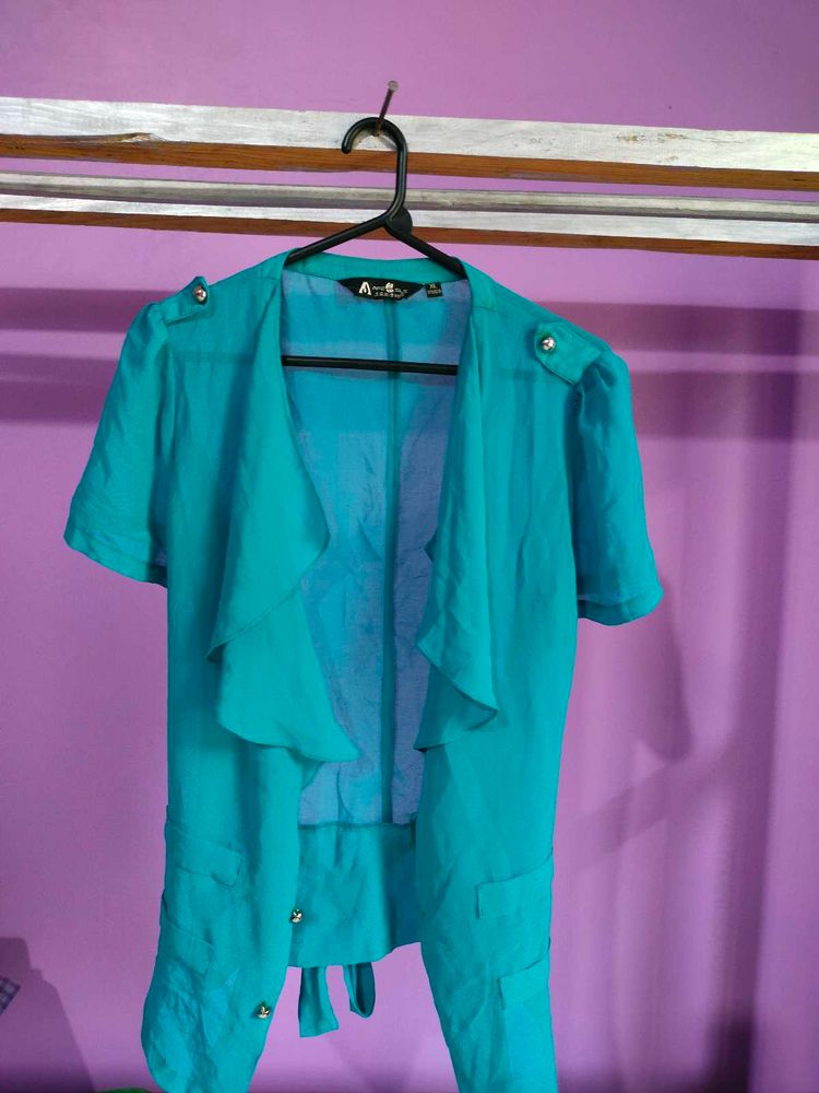 Casual Short Sleeve Blouse For Women
