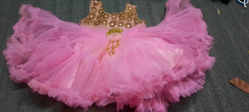 pink color 💗 baby girl frock