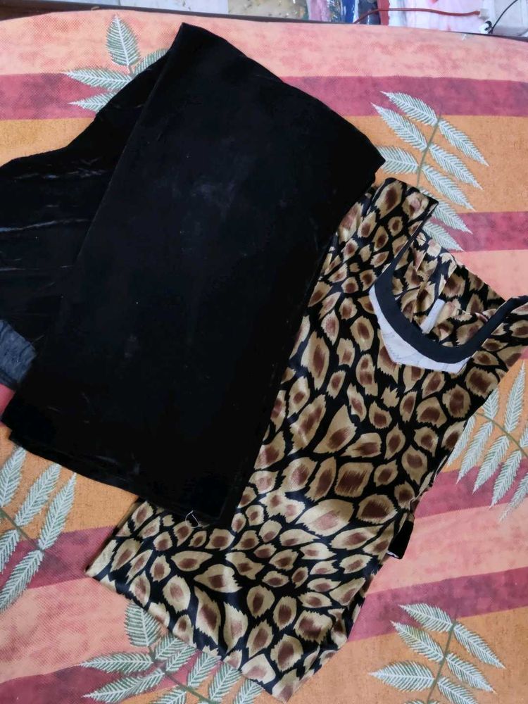 Leopard Print VELVET SET