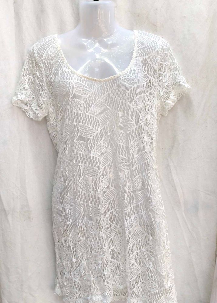 White Lace Summer Dress