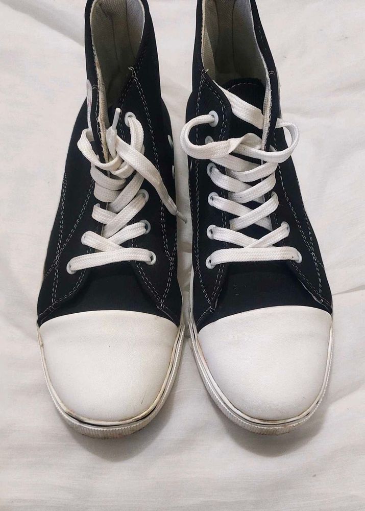 Converse Lookalike High Top Sneakers