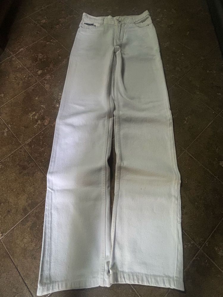 High-Waisted Wide-Leg Jeans