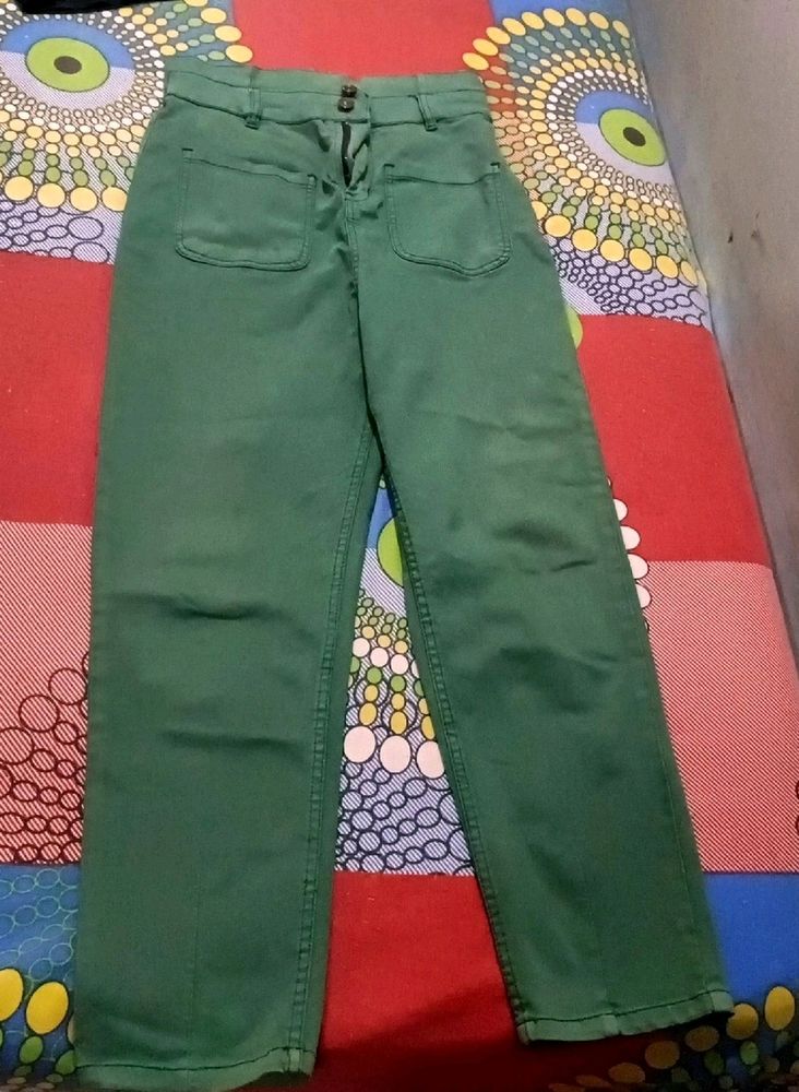 Faded High' Waist Pant