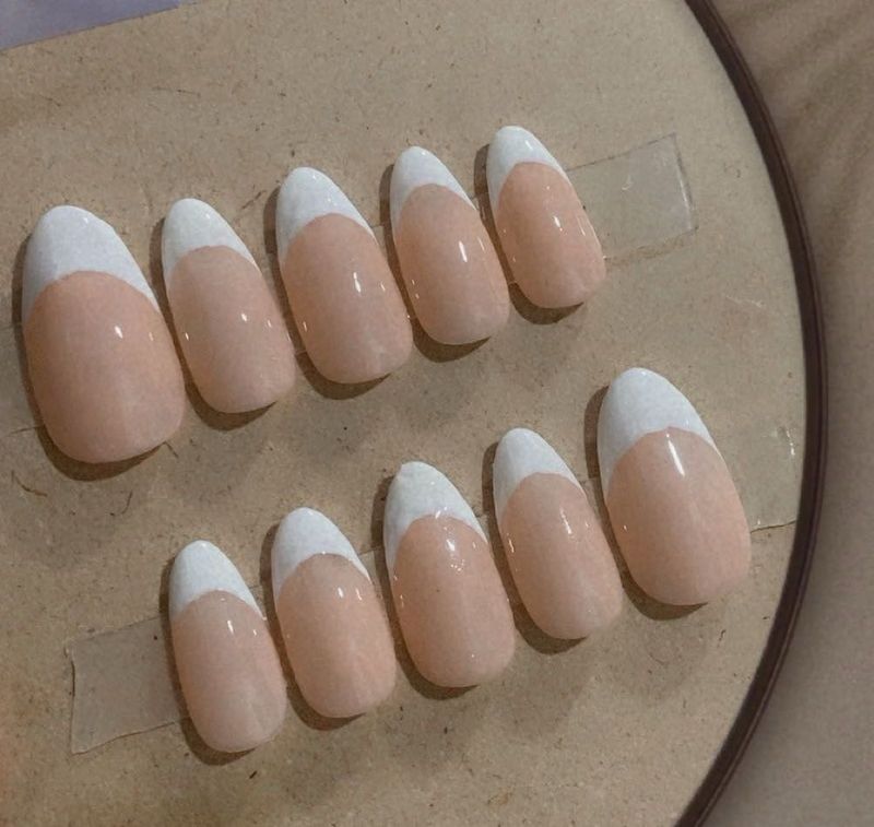 French Tip Press-On Nails