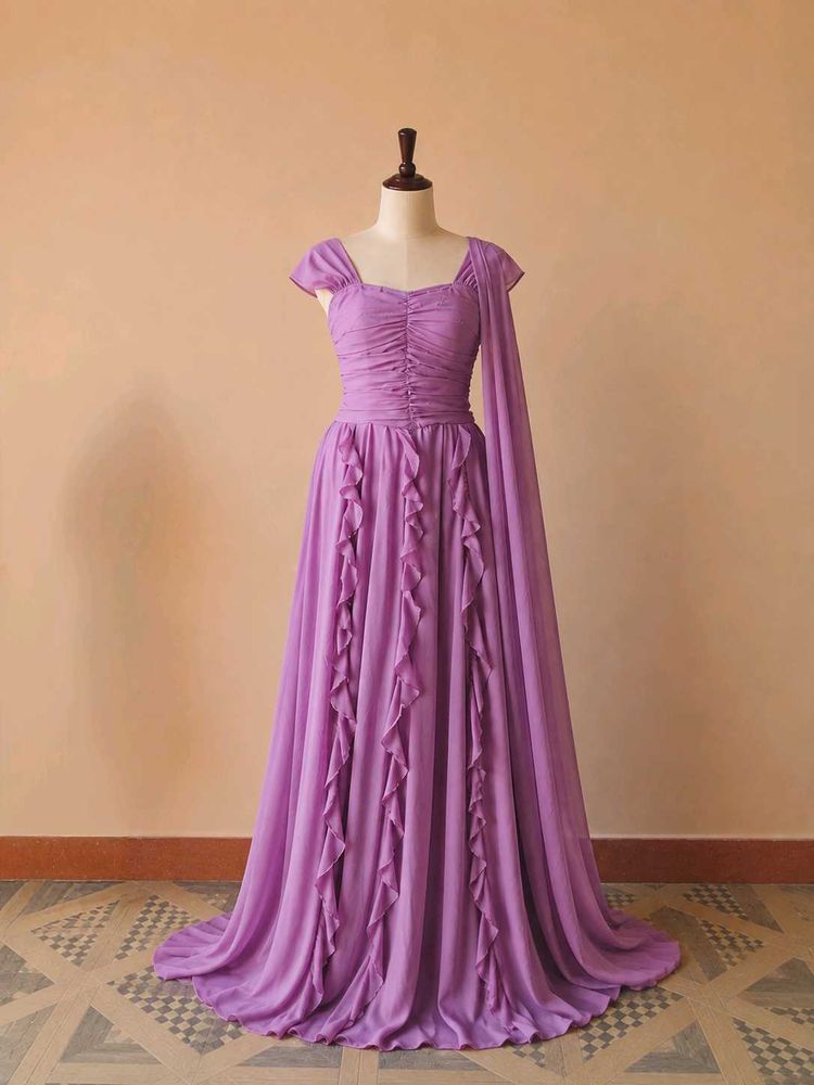 Elegant Lavender Gown