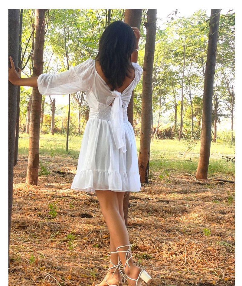 White Mini Dress