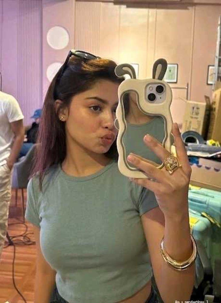 Cute Baby Blue Crop Top