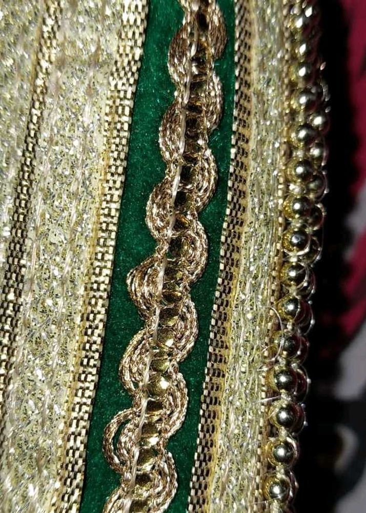 Elegant Embellished Saree Border