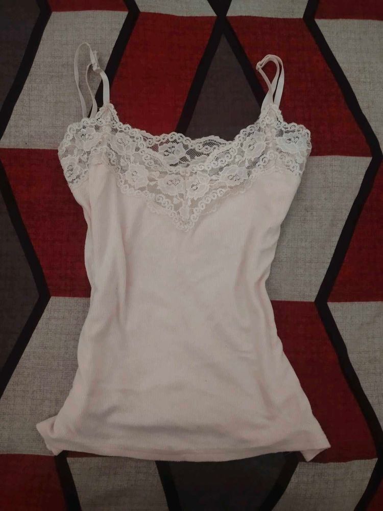 Lace Trim Camisole Top