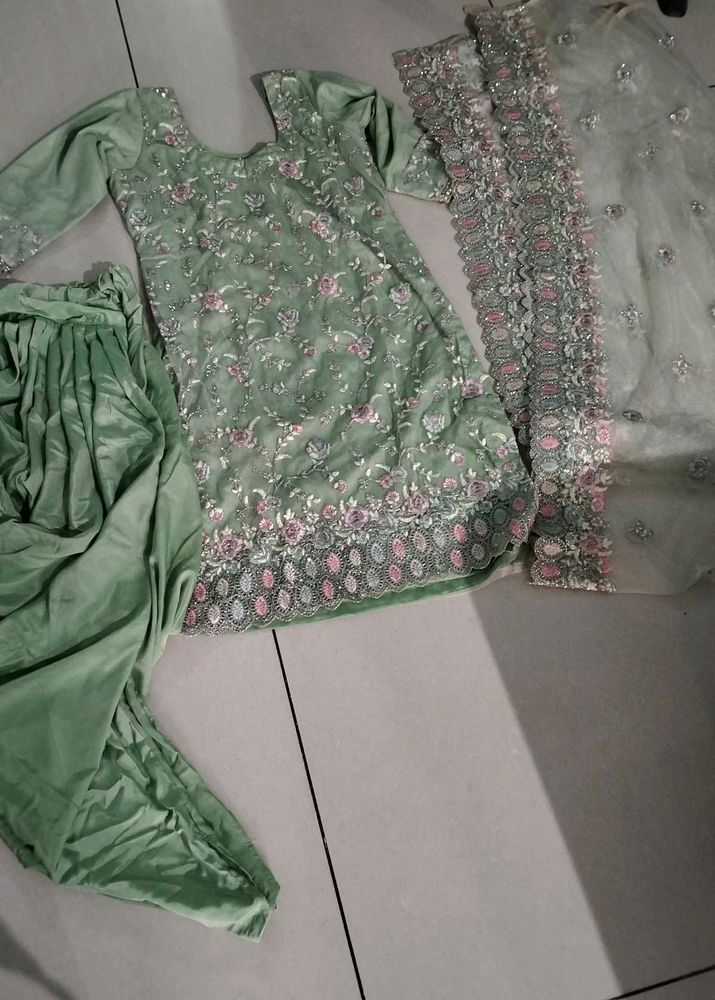 Beautiful Party wear suit stitched