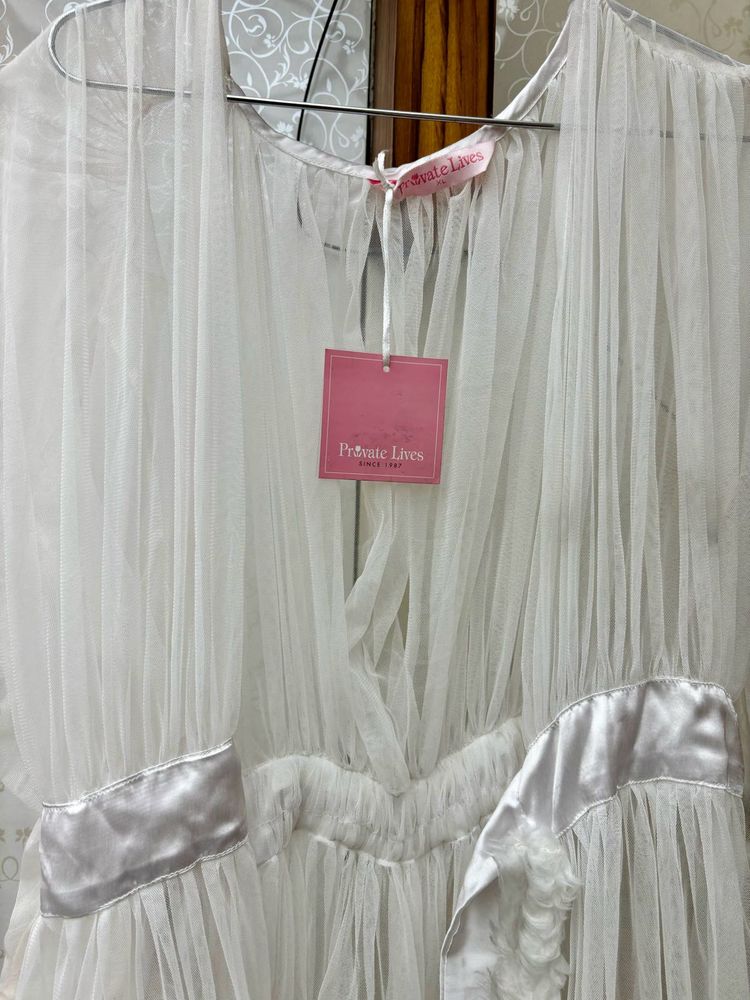 Furry NET &amp; SILK Night Gown
