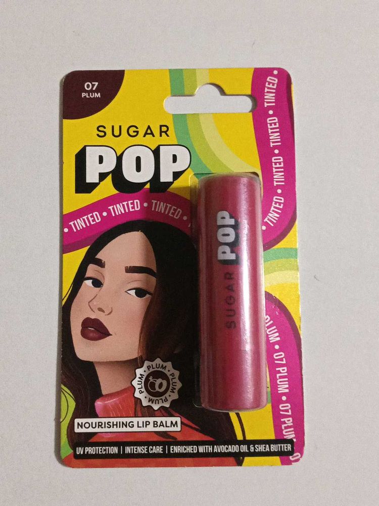 Sugar Pop Tinted Nourishing Lip Balm - Plum
