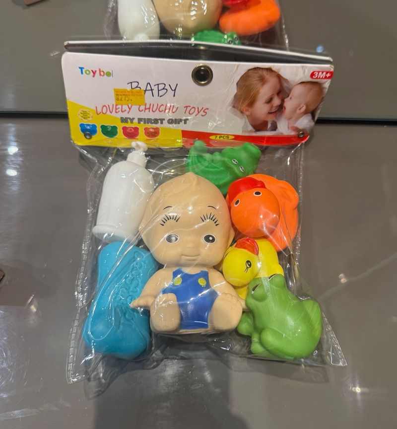 Baby Bath Squeaky Toy Set