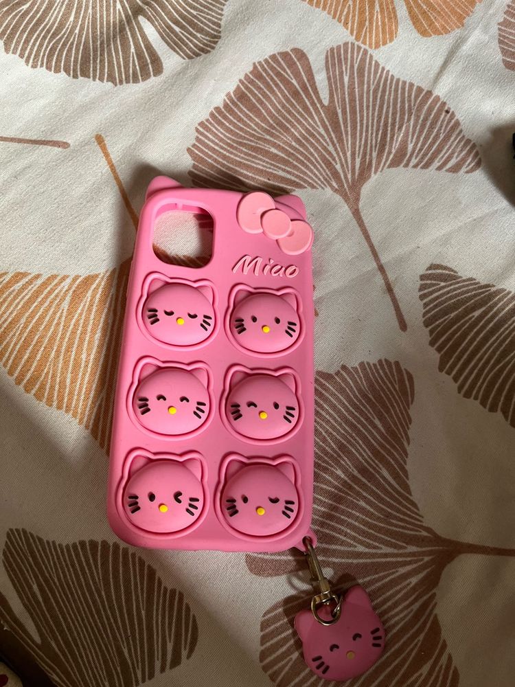 Cute Pink Hello Kitty iPhone 13 Case